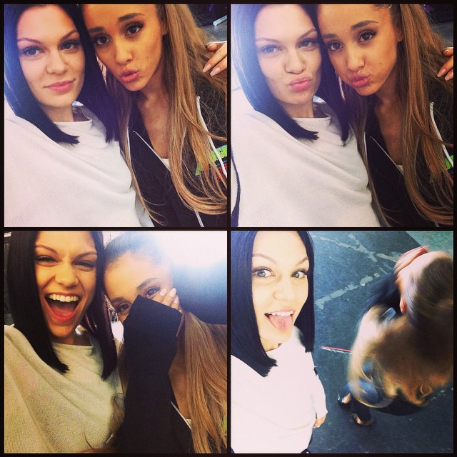 925064_891287137568095_1733616841_n VMA 2014: Jessie J divulga fotos de ensaio com Ariana Grande