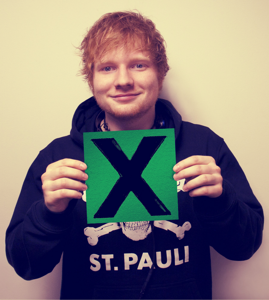 edsheeranx "X", do Ed Sheeran, é o álbum mais vendido no Reino Unido em 2014