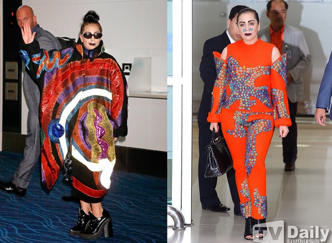 japao coreia Lady Gaga embarca com uma roupa no Japão e desembarca com outra na Coreia do Sul