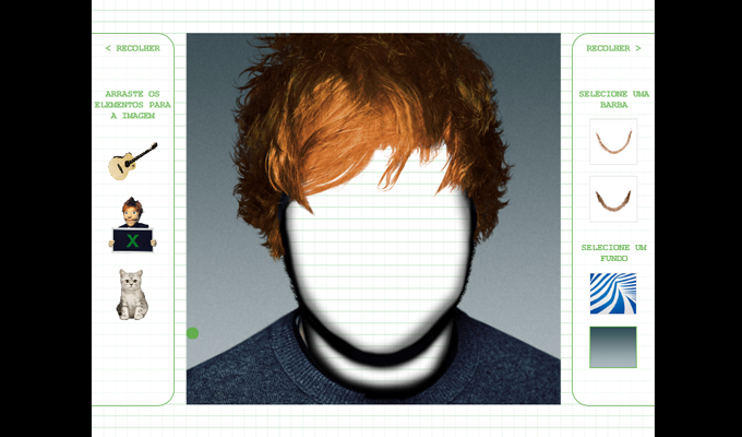 vireiedsheeran Transforme-se no Ed Sheeran: site propõe montagem divertida com foto do cantor