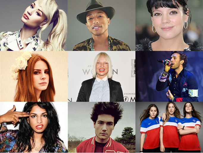 lineupxxx Iggy Azalea, Lana Del Rey, Sia, Lilly Allen e Coldplay podem tocar em festival no Brasil