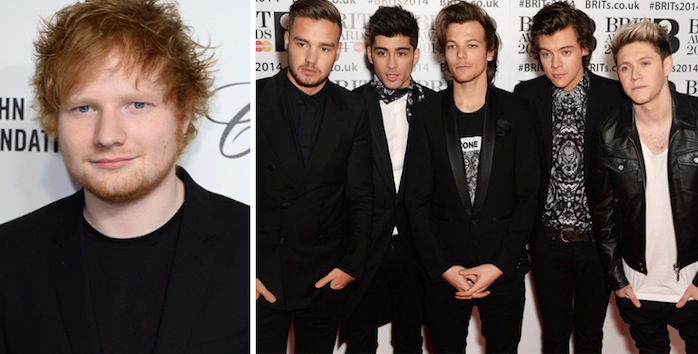 ed-sheeran-one-firection-muscle-buff One Direction, Ed Sheeran e Calvin Harris são atrações do BBC Music Awards