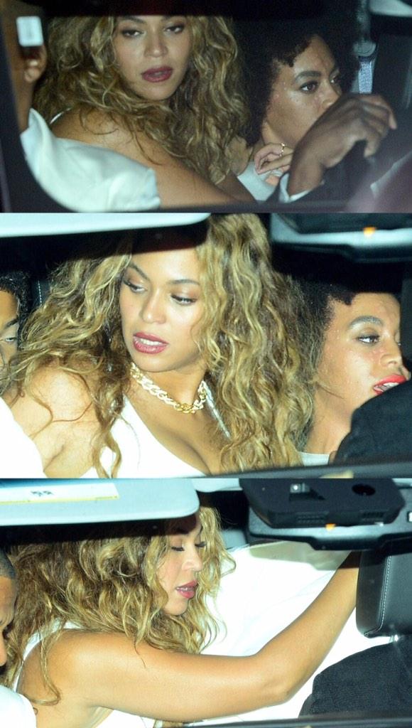 beyonce-solange-wed OMG: Solange tem reação alérgica no dia do casamento e Beyoncé socorre irmã dos paparazzi