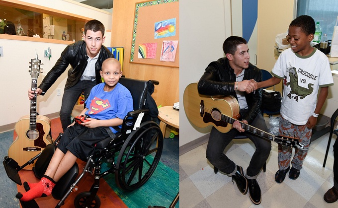 nick jonashospital Nick Jonas se torna embaixador da fundação do apresentador Ryan Seacrest