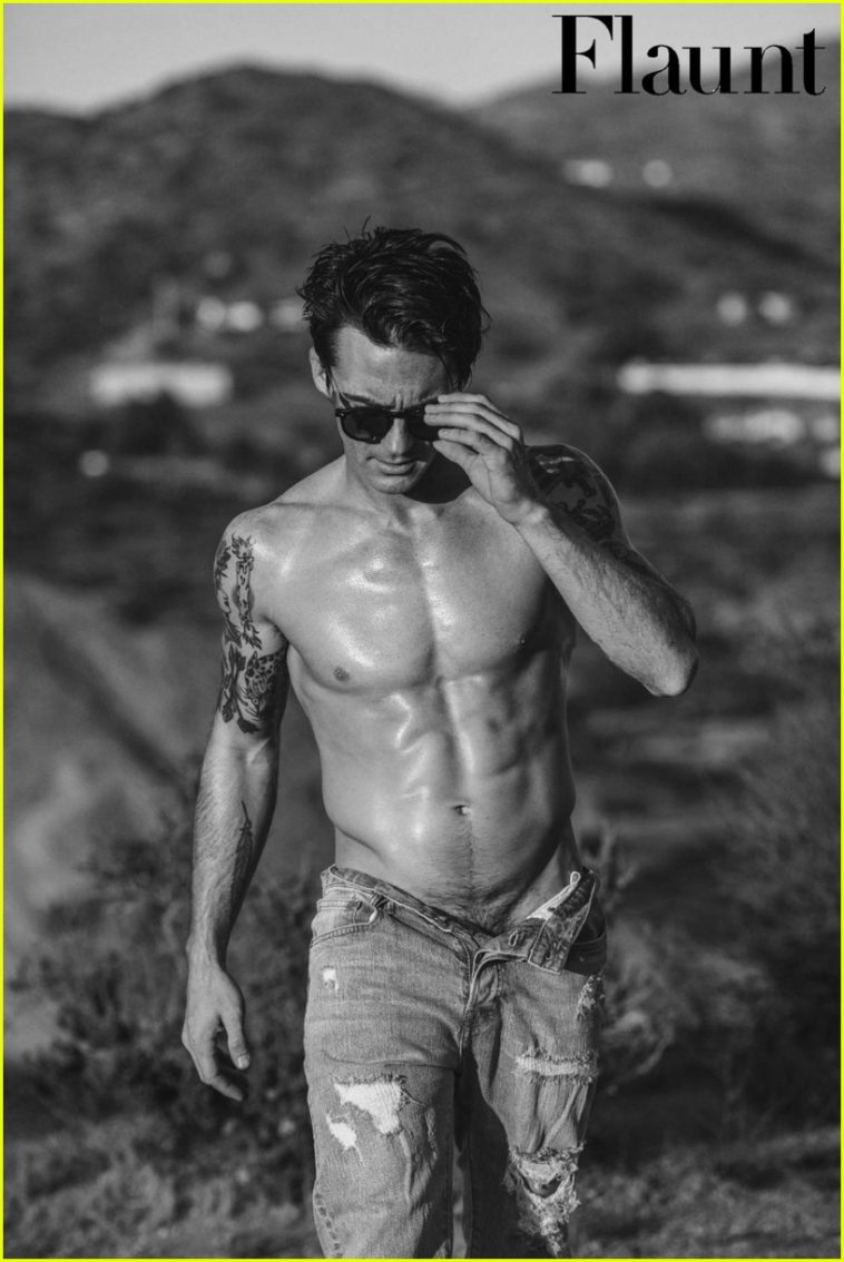 Drake Bell Shirtless Flaunt Magazine Popline