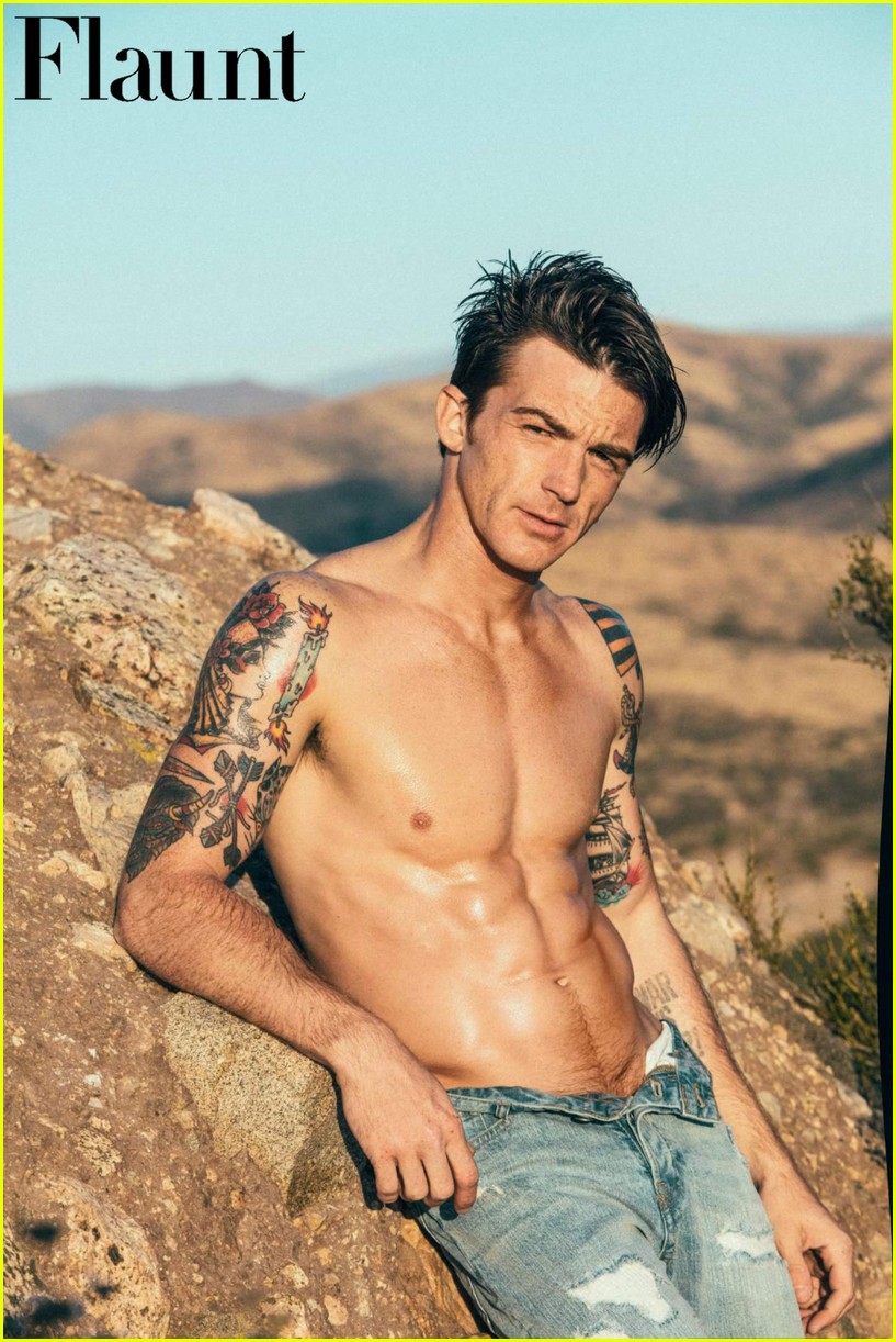 Drake Bell Shirtless Flaunt Magazine Popline