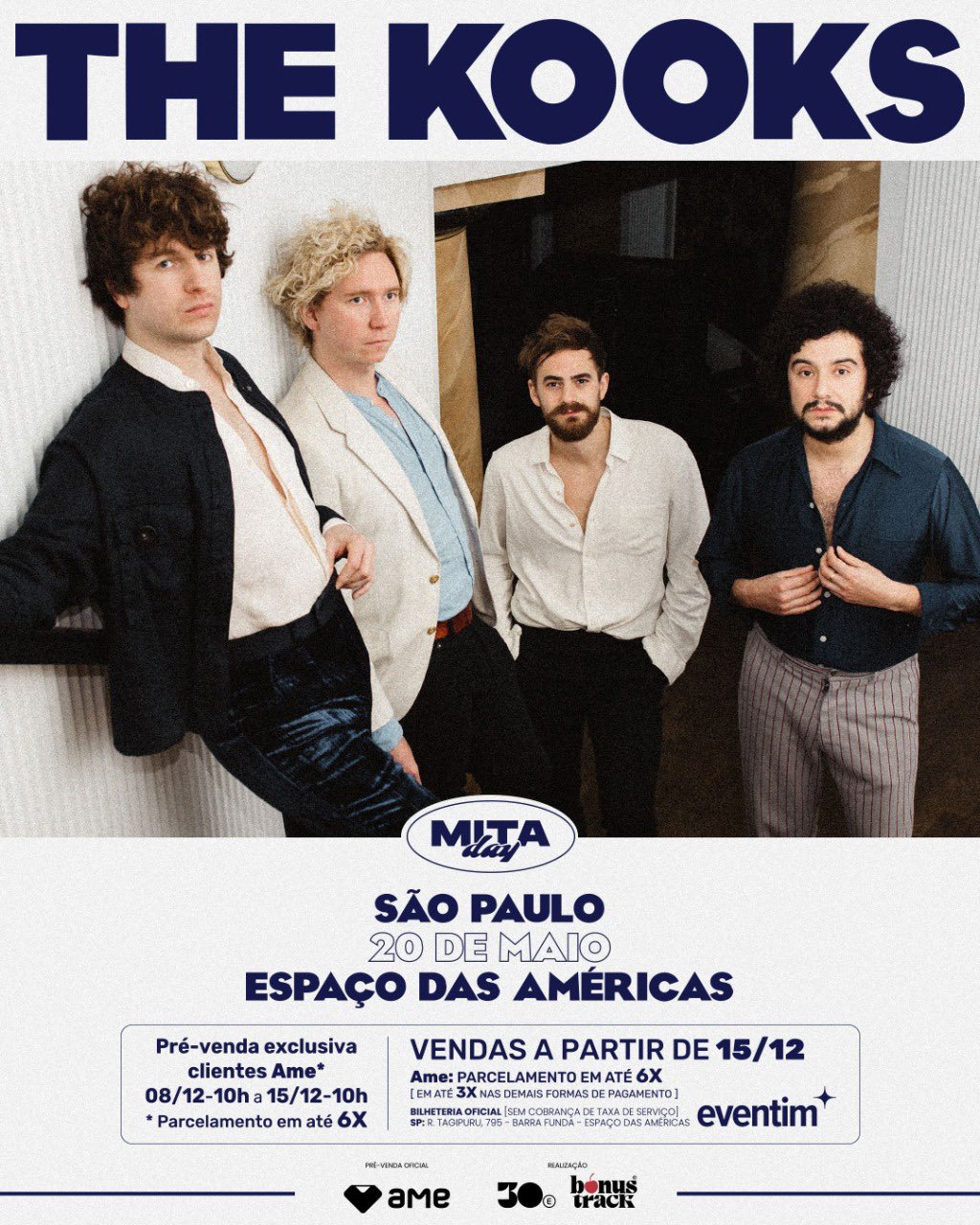 The Kooks Confirma Show Solo Em S O Paulo Em