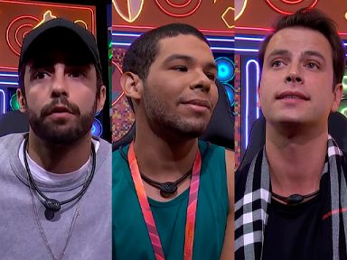 BBB Pedro Scooby Vyni e Gustavo formam novo paredão POPline