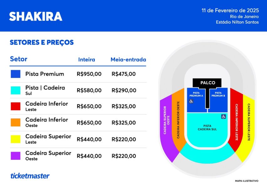 Shakira No Brasil Pre Os Pacotes Vip Venda E Pr Venda De Ingressos