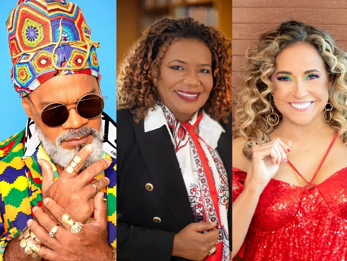 Carlinhos Brown, Margareth Menezes e Daniela Mercury estão confirmados na programação da Expo Carnaval Brazil 2023