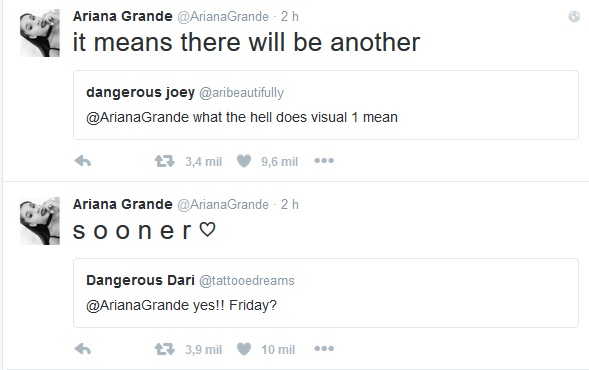 ariana tweet