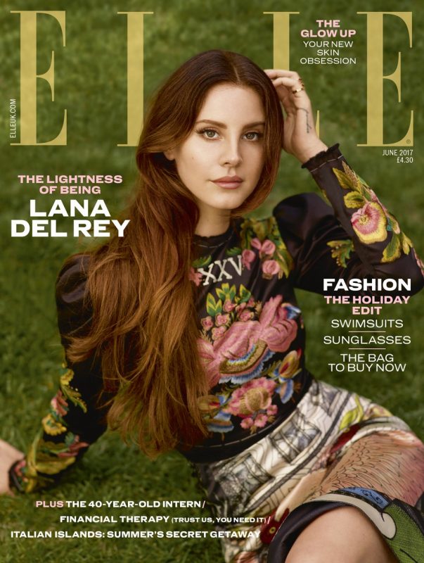 Lana Del Rey aparece na capa da revista Elle britânica e rebate crítica  sobre entrevista “vazia” - POPline