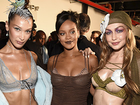 Rihanna lançou sua linha de lingerie com muita diversidade e