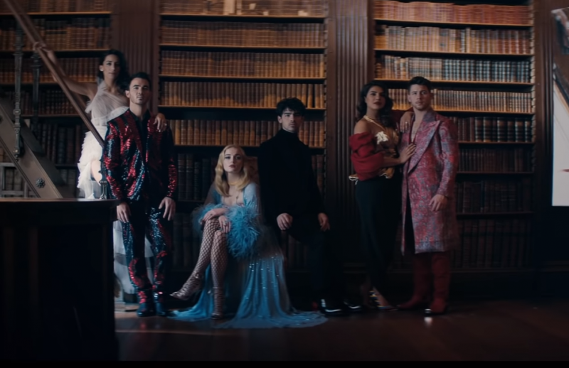 Jonas Brothers no clipe de Sucker