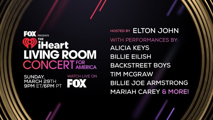 Living Room Concert For America": Mariah Carey, Backstreet Boys ...