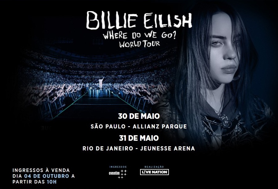 Shows de Billie Eilish no Brasil são adiados POPline