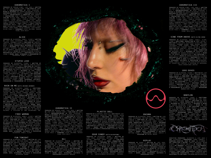 Encarte CD Lady Gaga Chromatica