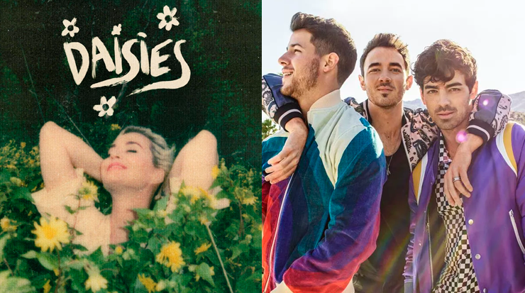 Katy Perry e Jonas Brothers estreiam "Daisies" e "X", respectivamente, na Billboard Hot 100