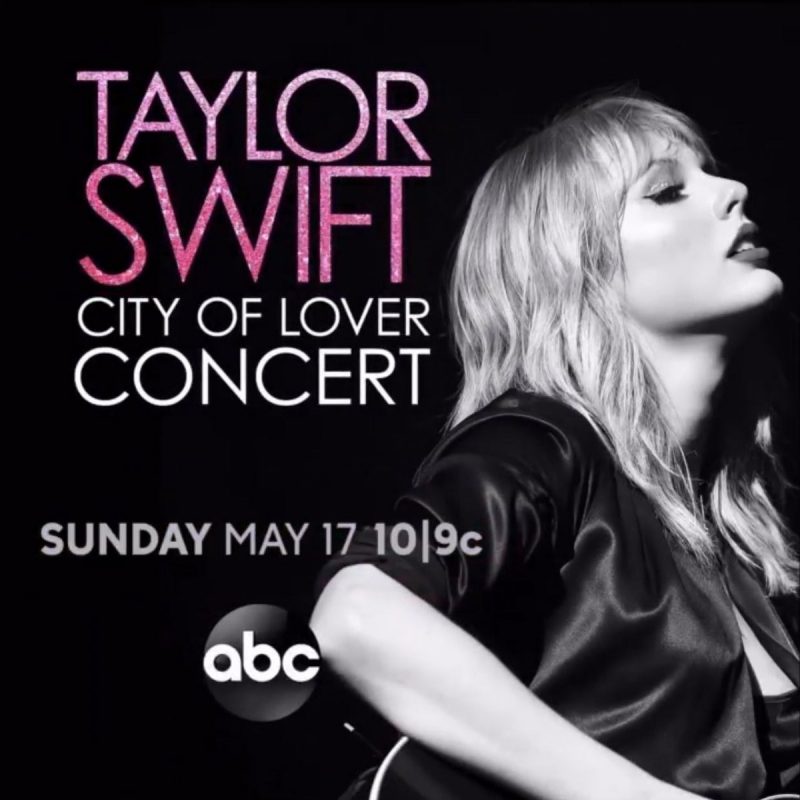 Pôster de divulgação do show de Taylor Swift gravado em Paris e que será exibido neste domingo nos Estados Unidos pela ABC