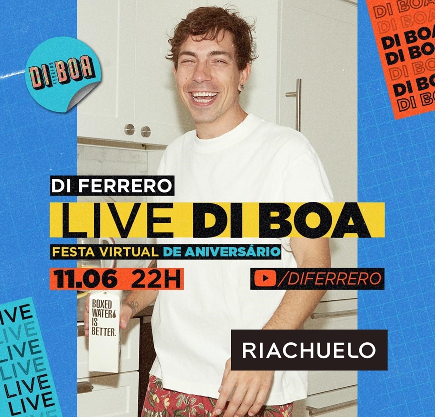 Di Ferrero faz a "Live Di Boa" nesta quinta-feira, dia do seu aniversário (Foto: Divulgação/ Perfexx Assessoria)