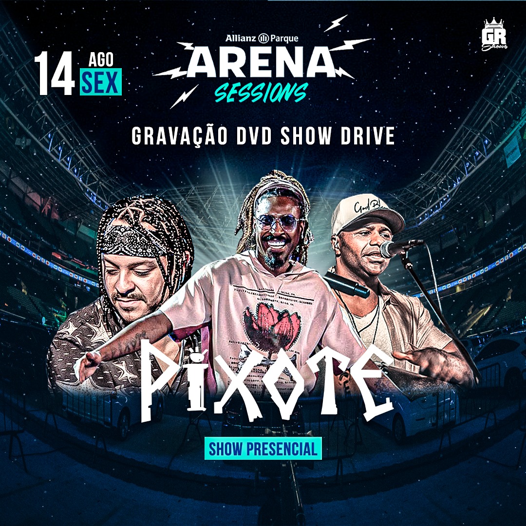 Grupo Pixote anuncia gravação de DVD na live drive in em SP! Foto: Divulgação