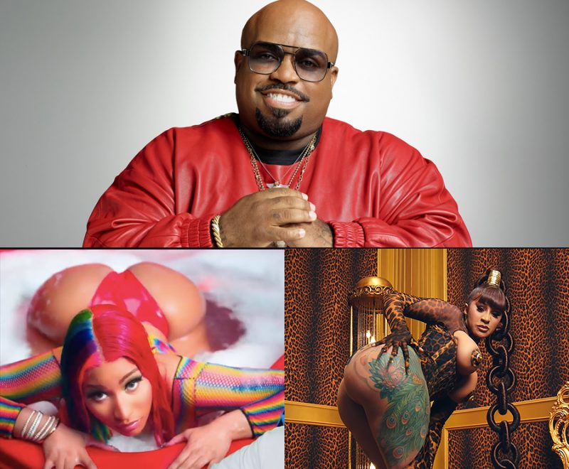 Cardi B e Nicki Minaj estão muitos sensuais em clipes e CeeLo Green critica