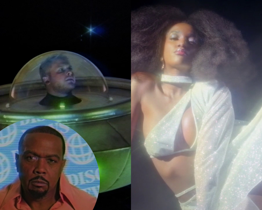 Bruno Martini, IZA e Timbaland exploram estética futurista no clipe da música "Bend The Knee". Foto: YouTube