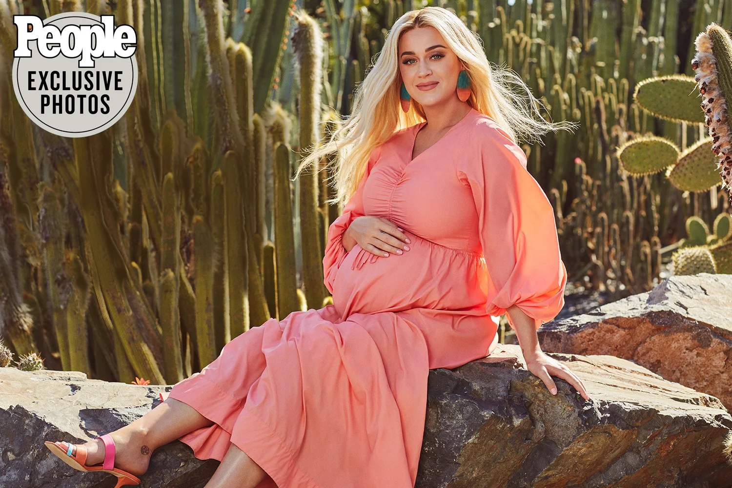 "5 anos atrás, eu teria dito para tirarem esse bebê de mim", revela Katy Perry sobre medo da maternidade. Foto: Revista People