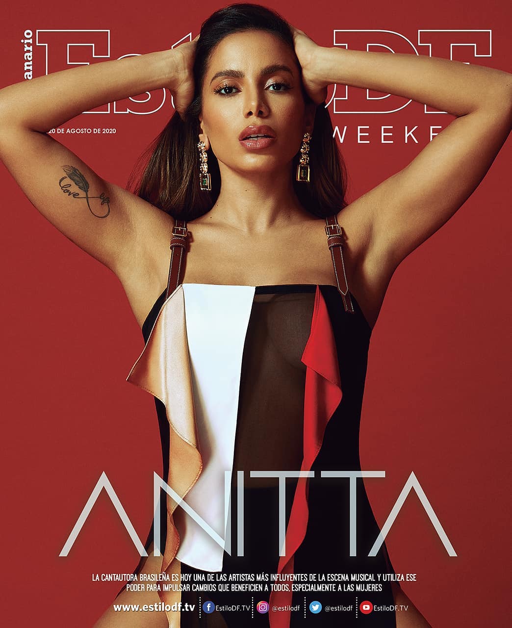 Anitta é capa da revista no México e fala sobre próximo álbum