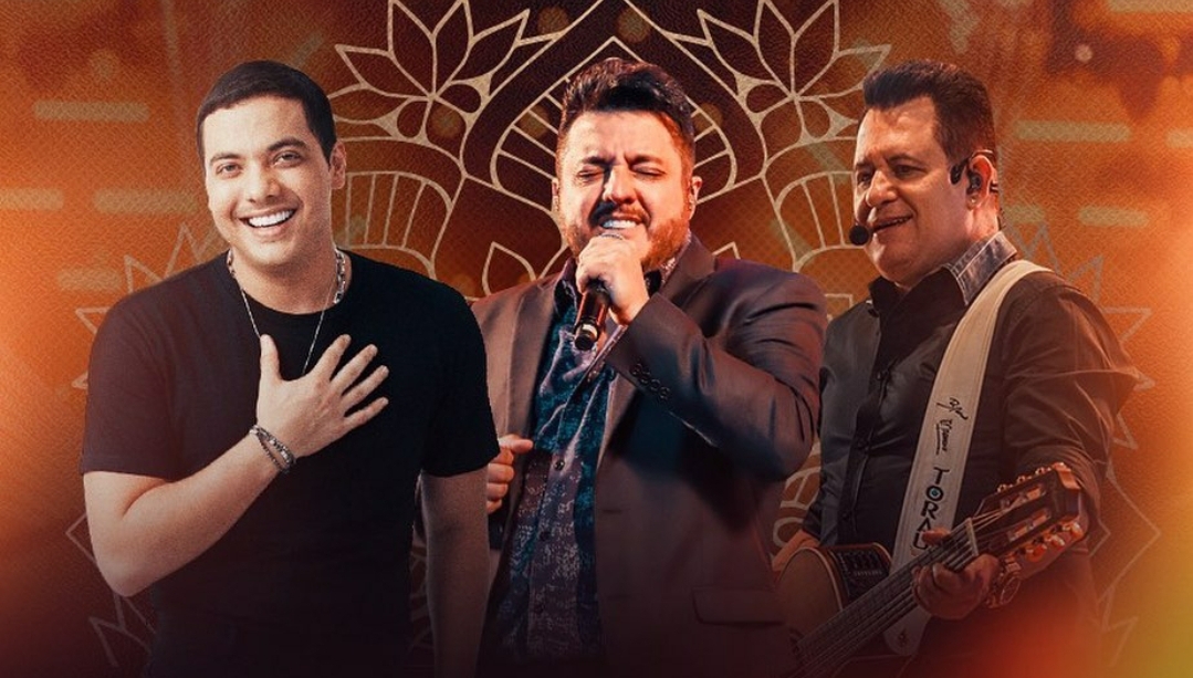 Wesley Safadão e Bruno e Marrone farão live juntos na sexta, 29! Foto: Divulgação