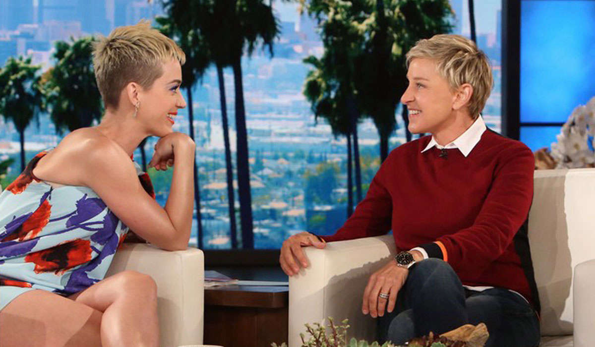 Katy Perry explica decisão de defender Ellen DeGeneres publicamente