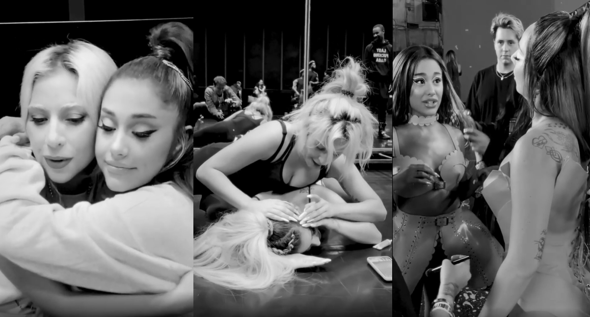 "Rain On Me": Lady Gaga mostra bastidores de clipe com Ariana Grande