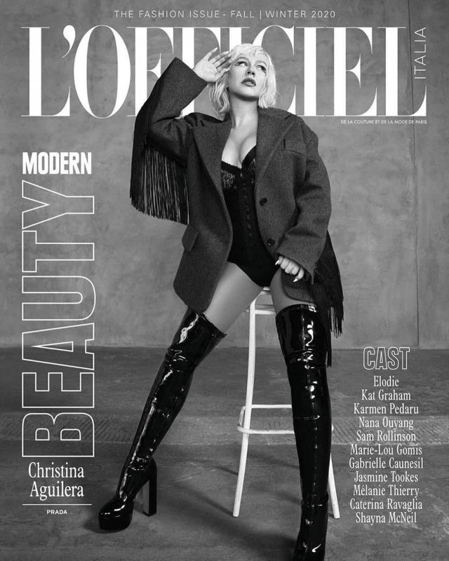 Christina Aguilera capa de revista
