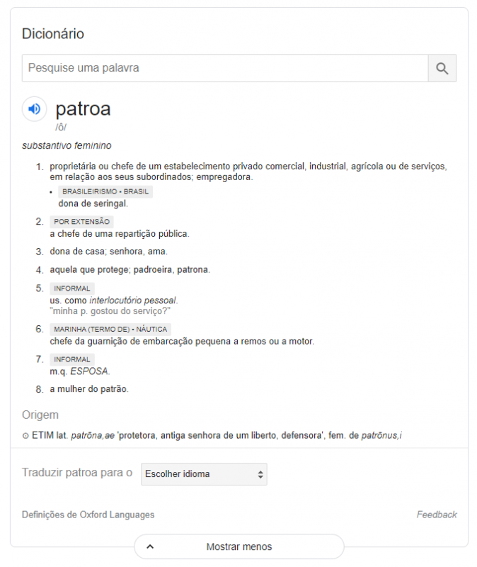 Anitta ajuda a mudar a definição de patroa no Google