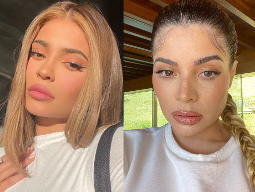 Anitta e Agnes Nunes apontam que humorista Gkay está a cara de Kylie Jenner. Foto: Instagram
