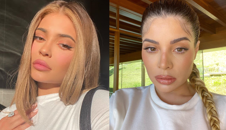 Anitta e Agnes Nunes apontam que humorista Gkay está a cara de Kylie Jenner. Foto: Instagram