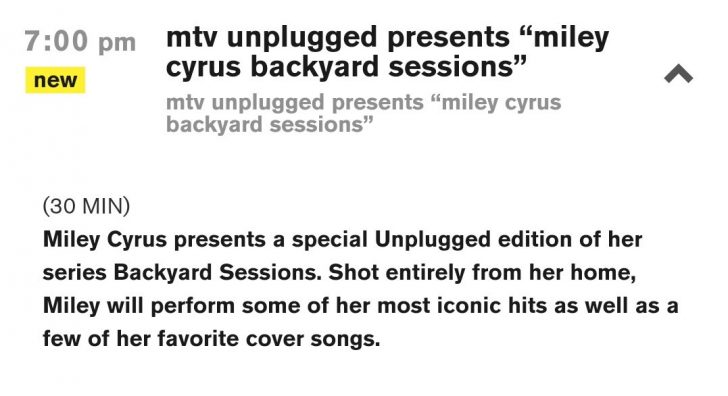 MTV Unplugged confirma especial com Miley Cyrus retomando ...