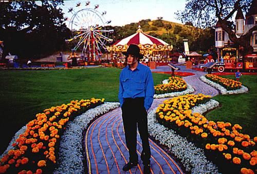 Michael em NeverLand. Foto: Michael Jackson -site oficial