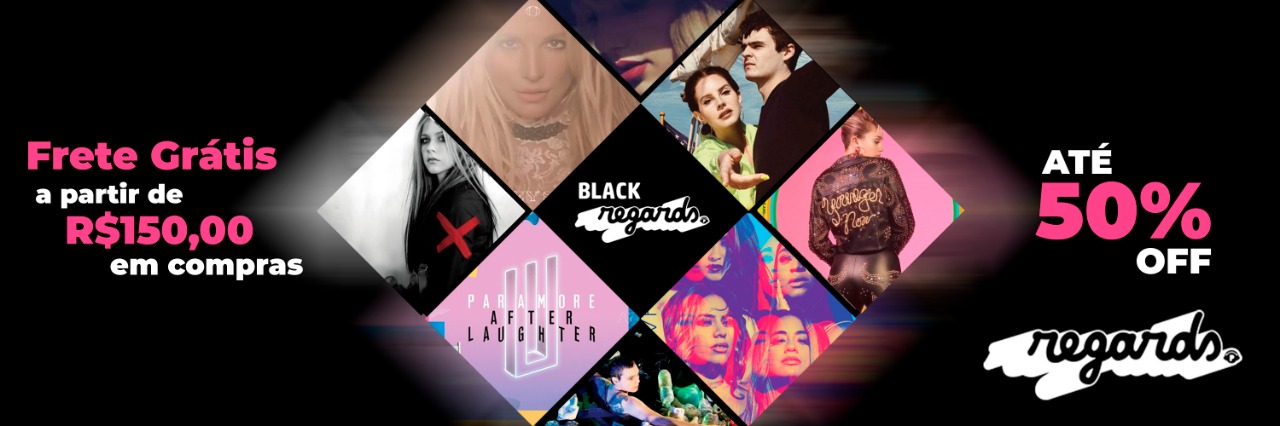 BlackFriday POPline: Loja Regards vende discos com descontos de até 50% e frete grátis a partir de R$150 em compras.