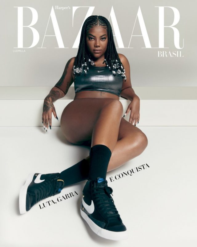 Ludmilla na capa da Harper's Bazaar