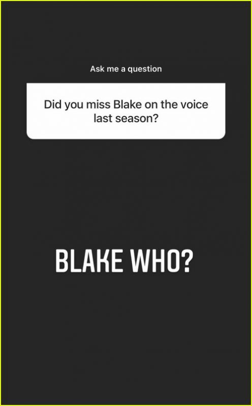 Adam Levine alfineta "The Voice" e Blake Shelton