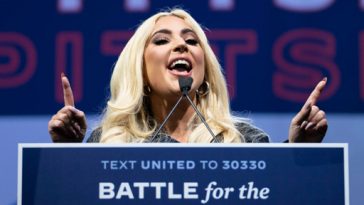 Lady Gaga é contra Donald Trump