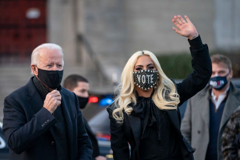 Lady Gaga fez campanha para o Presidente