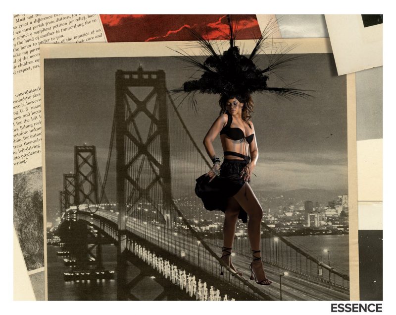 Rihanna vira arte em sessão de fotos para revista Essence