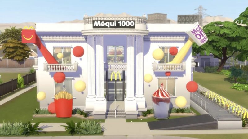 McDonald’s investe em ações no universo de games e inaugura restaurantes no “Minecraft” e “The Sims 4”