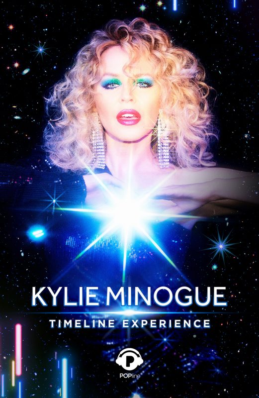 POPline.Space inaugura exposição Kylie Minogue TIMEline Experience sobre carreira da australiana!