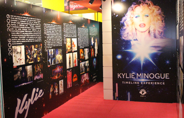 Confira detalhes da Kylie Minogue TIMEline Experience no POPline.Space! Foto: Divulgação