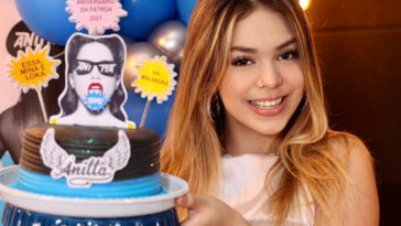 MC Melody ganha festa de aniversário com tema da Anitta