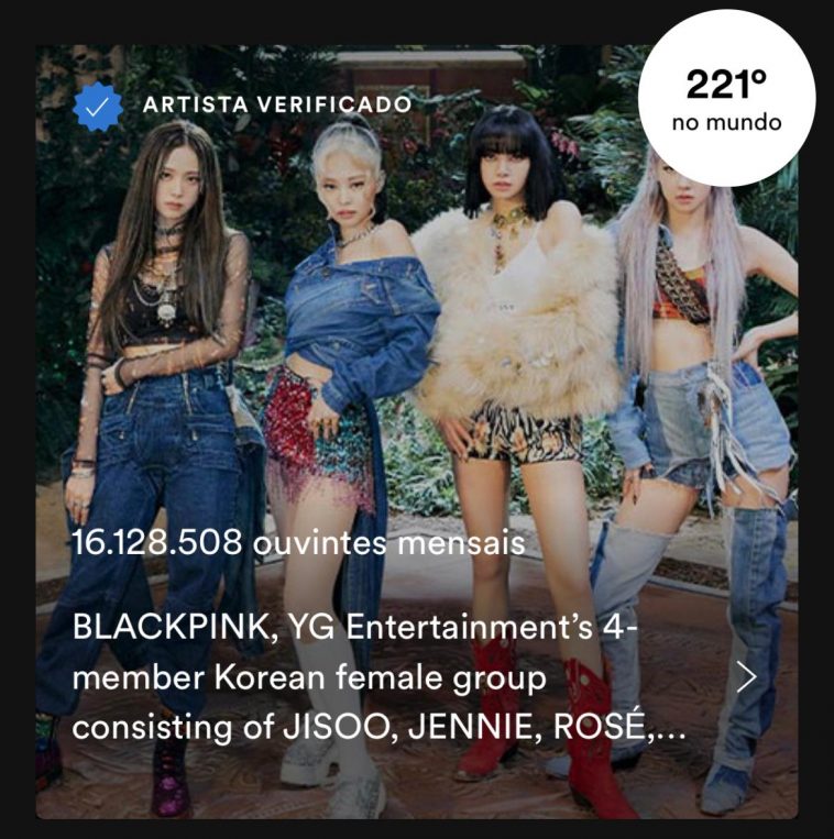 Blackpink Quebra Recorde Hist Rico De Seguidores No Spotify Por Um Girl Group Popline