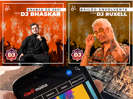 Claro Música reúne DJs para ação especial do dia do DJ na plataforma